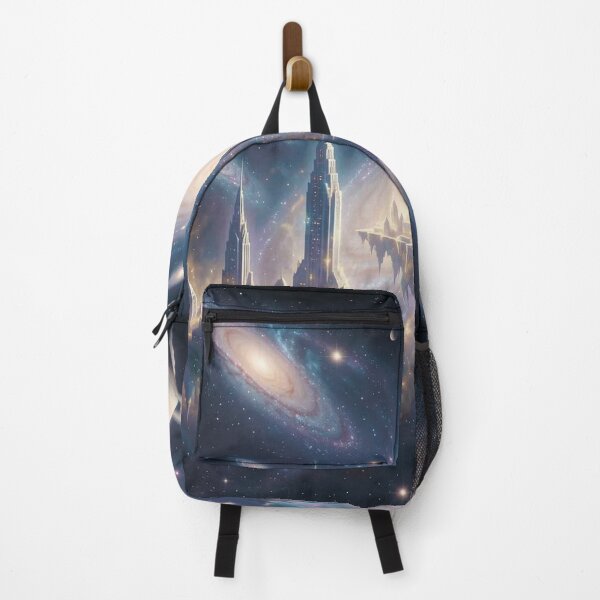 Item preview, Space city. Futuristic city. City in space. designed and sold by MagelliShop.