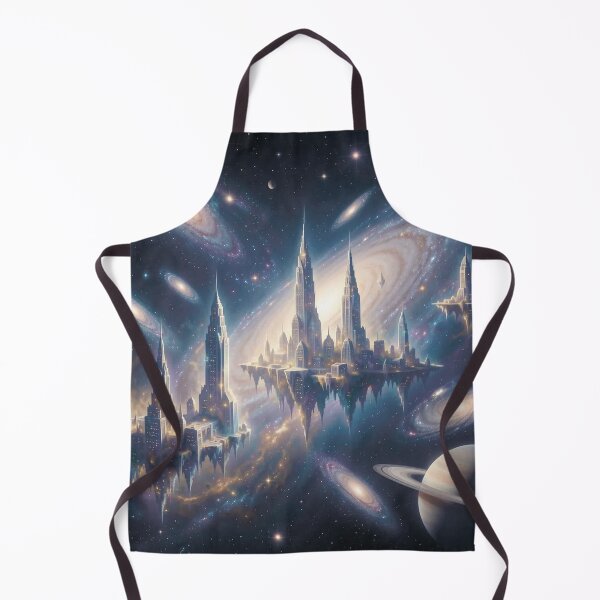 Item preview, Space city. Futuristic city. City in space. designed and sold by MagelliShop.