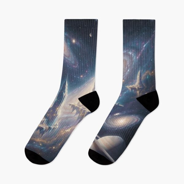 Item preview, Space city. Futuristic city. City in space. designed and sold by MagelliShop.