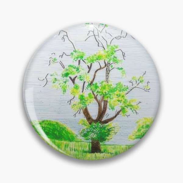 Item preview, David Hockney -  Hawthorn Bush in Front Of A Very Old And Dying Pear Tree - Signed Print by David Hockney undefinedr designed and sold by LILLIANSTRANGEy.