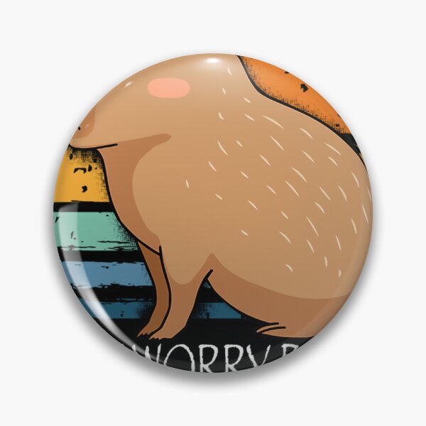 Item preview, Capybara Dont Worry Be Capy Funny Rodent designed and sold by coirowaskomr.