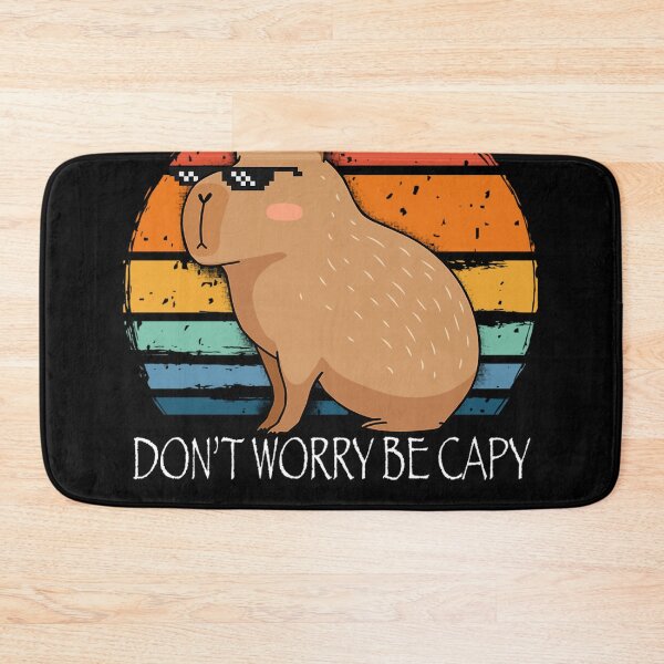 Item preview, Capybara Dont Worry Be Capy Funny Rodent designed and sold by coirowaskomr.