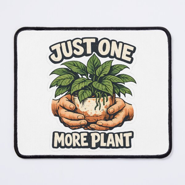 Item preview, Just One More Plant Funny Houseplant Lover T-Shirt designed and sold by Naviora.