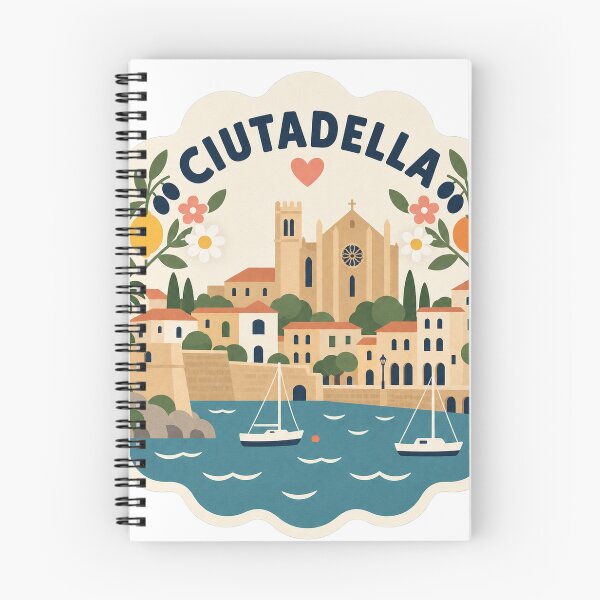 Item preview, Ciutadella Spain Travel Souvenir Modern Folk Art designed and sold by VisualArtsOasis.