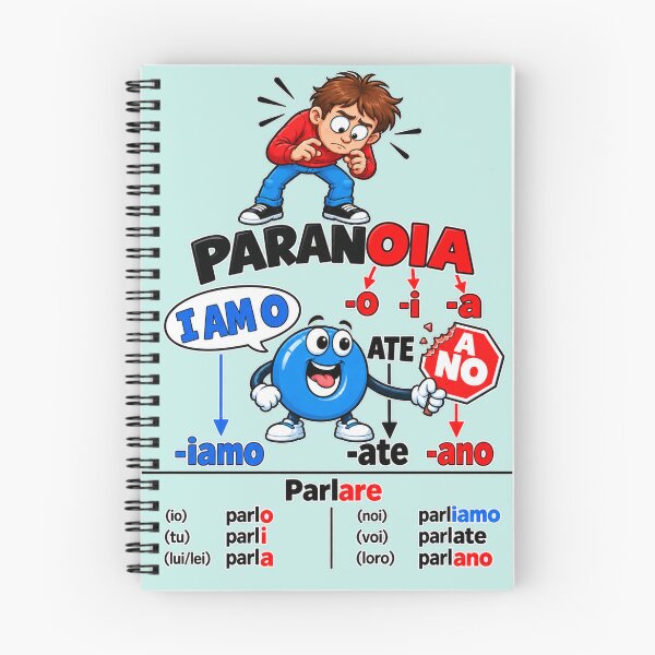 Item preview, How to remember Italian regular verbs' endings designed and sold by VerbaDidactica.
