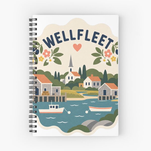 Item preview, Wellfleet USA Travel Souvenir Modern Folk Art designed and sold by VisualArtsOasis.