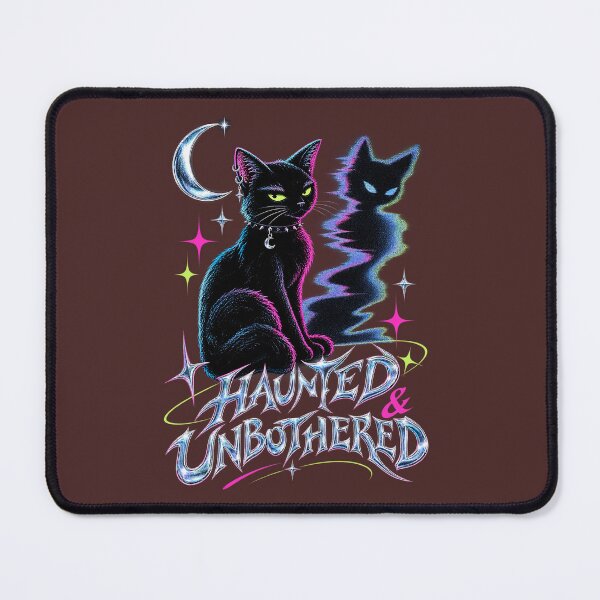 Item preview, Haunted & Unbothered – Spooky Black Cat Halloween. designed and sold by Endless7Art.