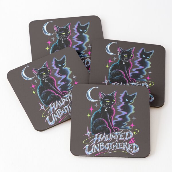 Item preview, Haunted & Unbothered – Spooky Black Cat Halloween. designed and sold by Endless7Art.