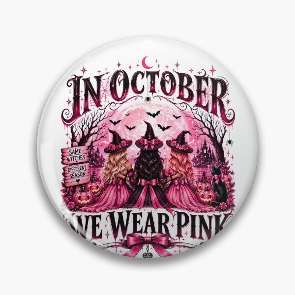 Item preview, Same Witches Different Season In October We Wear Pink Halloween designed and sold by DYAFLK.