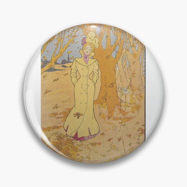 Item preview, Vintage Autumn Art Nouveau Poster Stanlaws 1907 designed and sold by Antique Science Press.