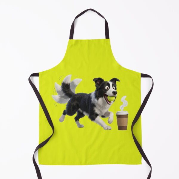 Item preview, Funny Border Collie Unlimited Energy Caffeine Humor designed and sold by CoffeeAndChao.