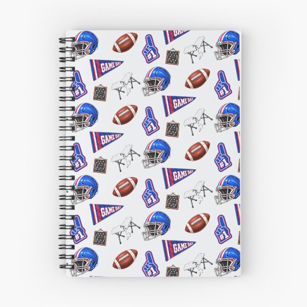 Item preview, Buffalo Football Pattern – Blue & Red Game Day designed and sold by SnugbugStudios.
