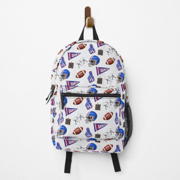 Item preview, Buffalo Football Pattern – Blue & Red Game Day designed and sold by SnugbugStudios.