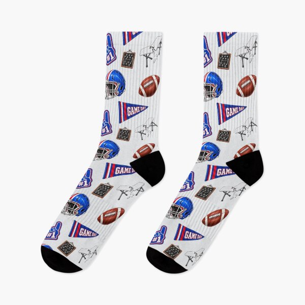 Item preview, Buffalo Football Pattern – Blue & Red Game Day designed and sold by SnugbugStudios.