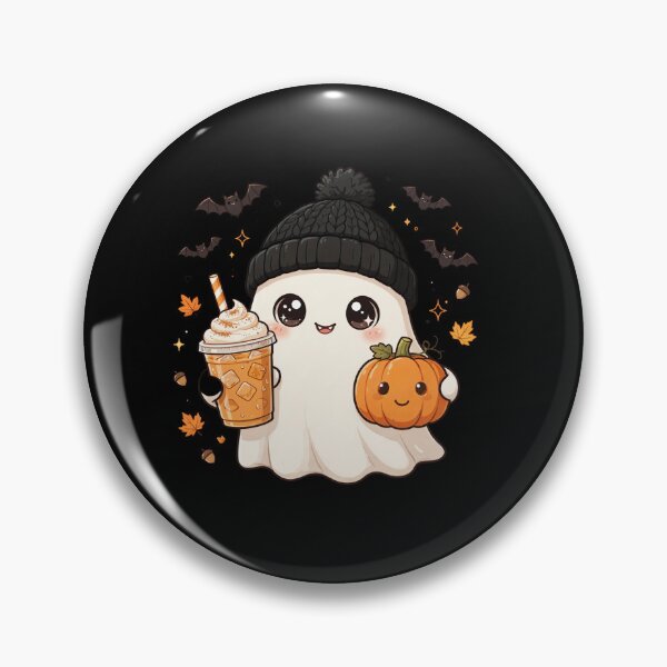 Item preview, "Cozy Fall Ghost - Black Beanie Edition designed and sold by Yassinejayed.