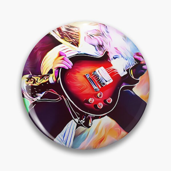Item preview, Psychedelic Rock Guitarist Fire Art designed and sold by RetroGalaxies.