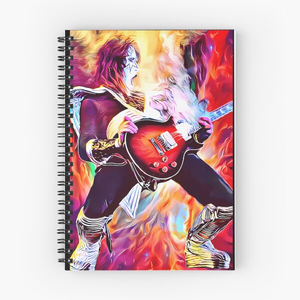 Item preview, Psychedelic Rock Guitarist Fire Art designed and sold by RetroGalaxies.