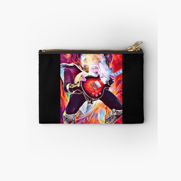 Item preview, Psychedelic Rock Guitarist Fire Art designed and sold by RetroGalaxies.