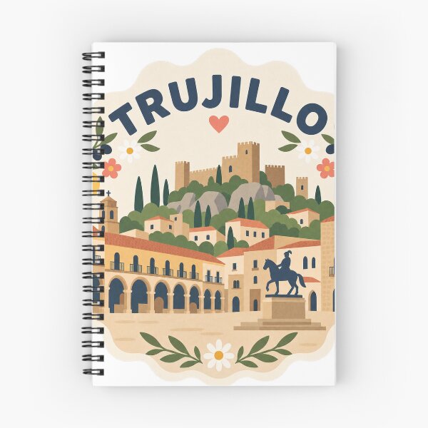 Item preview, Trujillo Spain Travel Souvenir Modern Folk Art designed and sold by VisualArtsOasis.