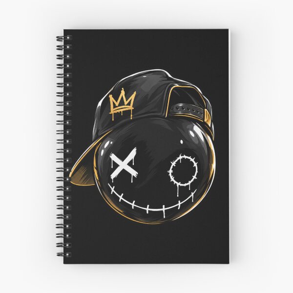 Item preview, BuBu La Street Black Gold Graffiti Face Streetwear Urban Art designed and sold by PLUSHIWORLDtm.