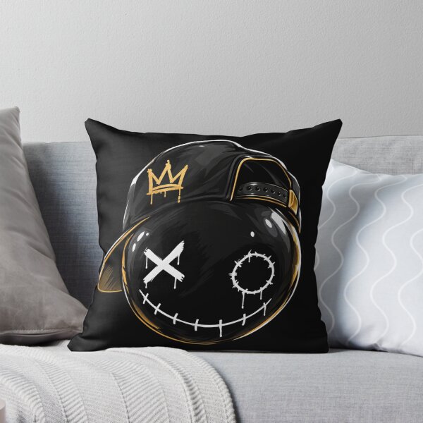 Item preview, BuBu La Street Black Gold Graffiti Face Streetwear Urban Art designed and sold by PLUSHIWORLDtm.