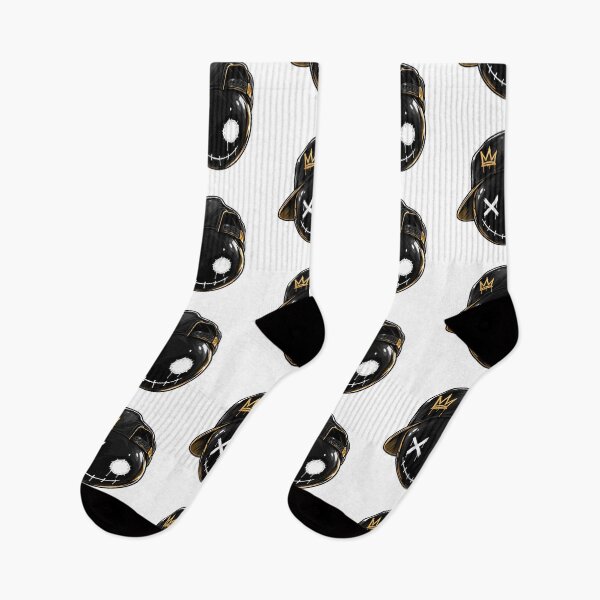 Item preview, BuBu La Street Black Gold Graffiti Face Streetwear Urban Art designed and sold by PLUSHIWORLDtm.