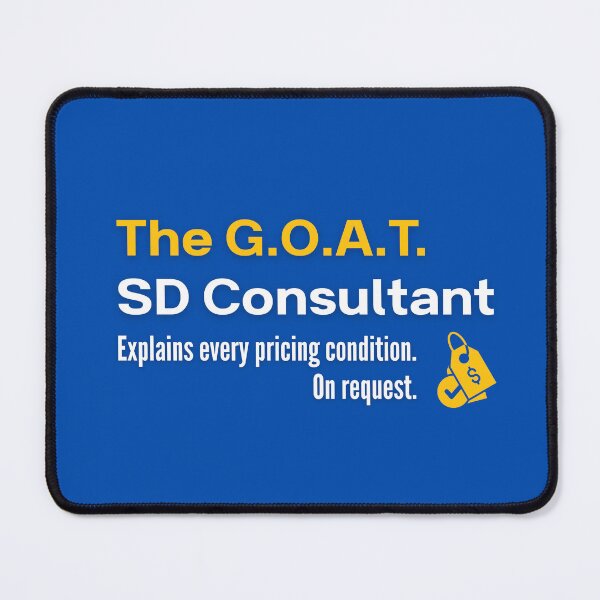 Item preview, The G.O.A.T. SD Consultant - Funny SAP Gift designed and sold by HypercareClub.