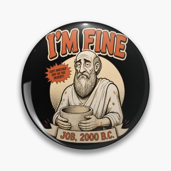 Item preview, I'm Fine Job 2000 BC designed and sold by Positive&FunnyThings.