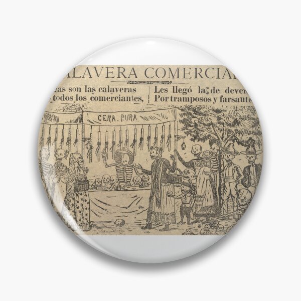 Item preview, Vintage Calavera Skeleton Etching Posada 1908 designed and sold by Antique Science Press.