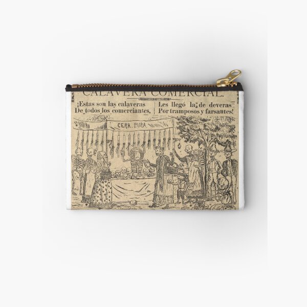 Item preview, Vintage Calavera Skeleton Etching Posada 1908 designed and sold by Antique Science Press.