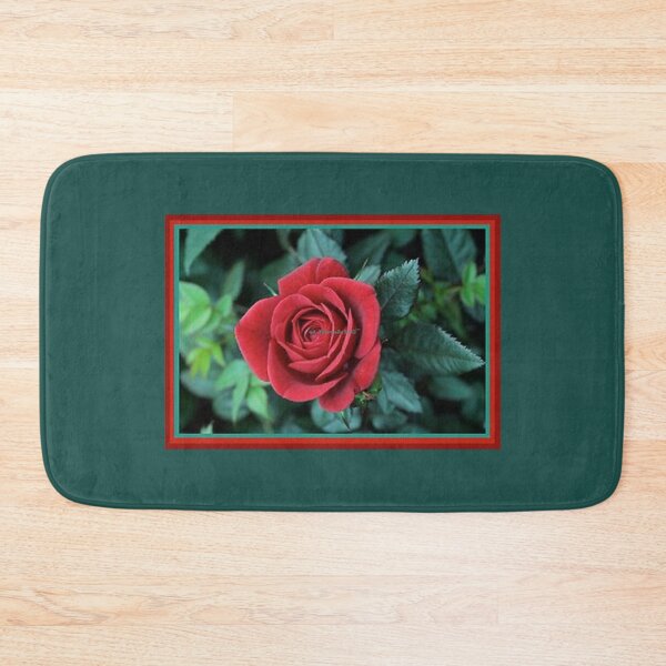 Item preview, Mu’ur (UM) Empire™ al-Benhadiel©™ acquisition, Red Rose, pine background designed and sold by HardyKnitDesign.