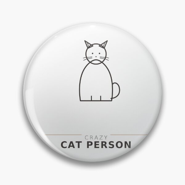 Item preview, Crazy Cat Person Minimalist Line Art T-Shirt designed and sold by MEHDI-NAJIB.