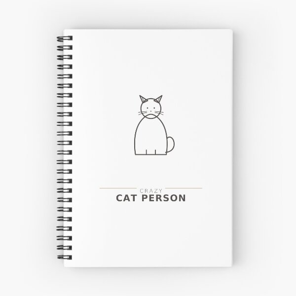 Item preview, Crazy Cat Person Minimalist Line Art T-Shirt designed and sold by MEHDI-NAJIB.