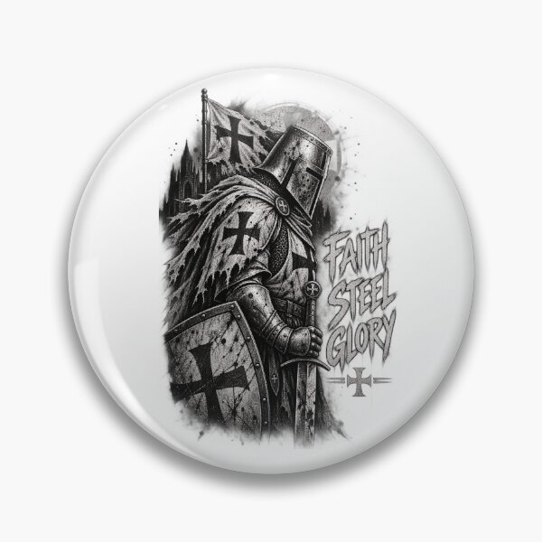 Item preview, Medieval Crusader Knight Faith Steel Glory designed and sold by Onviton.