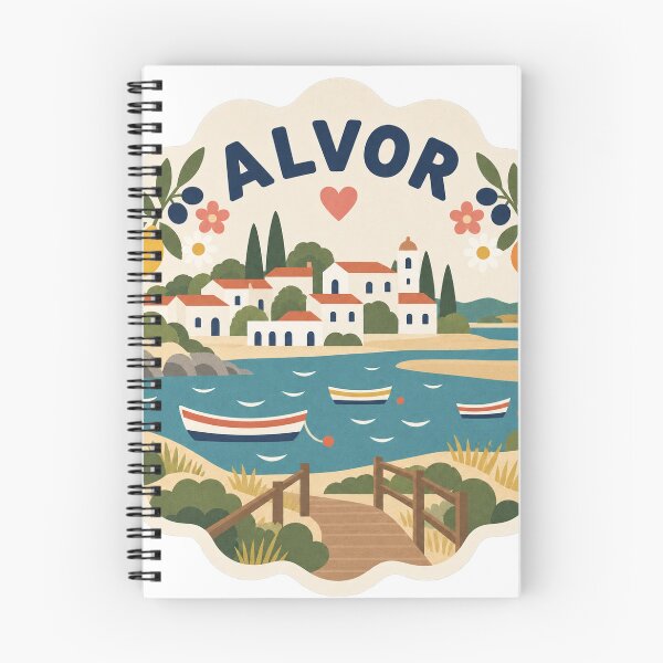 Item preview, Alvor Portugal Travel Souvenir Modern Folk Art designed and sold by VisualArtsOasis.