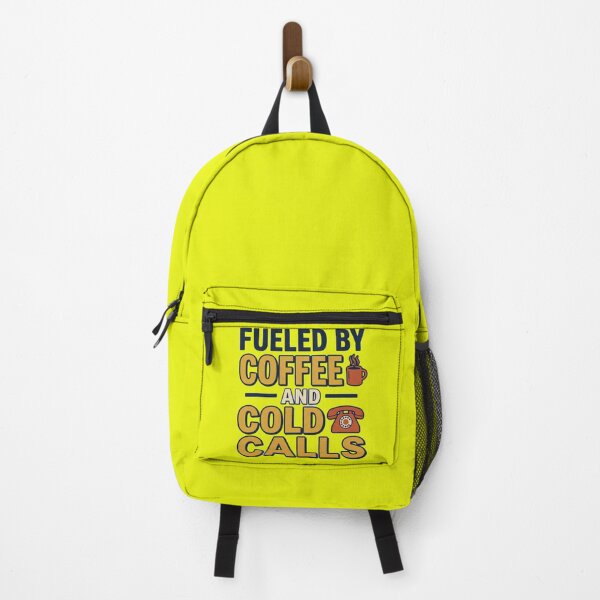 Item preview, Fueled By Coffee And Cold Calls Funny B2B Sales Quote designed and sold by CoffeeAndChao.
