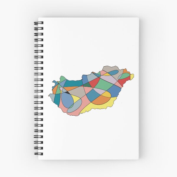 Item preview, Multicolour Shard Hungary Map - Colourful Counties Line Art designed and sold by iampaulmorris.