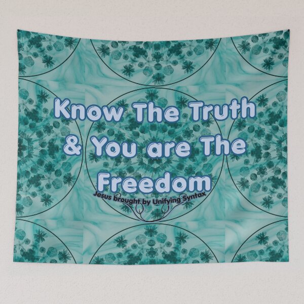 Item preview, Know the Truth & You Are the Freedom - Inspiring Motivational Minimalism Products designed and sold by UnifyingSyntax.