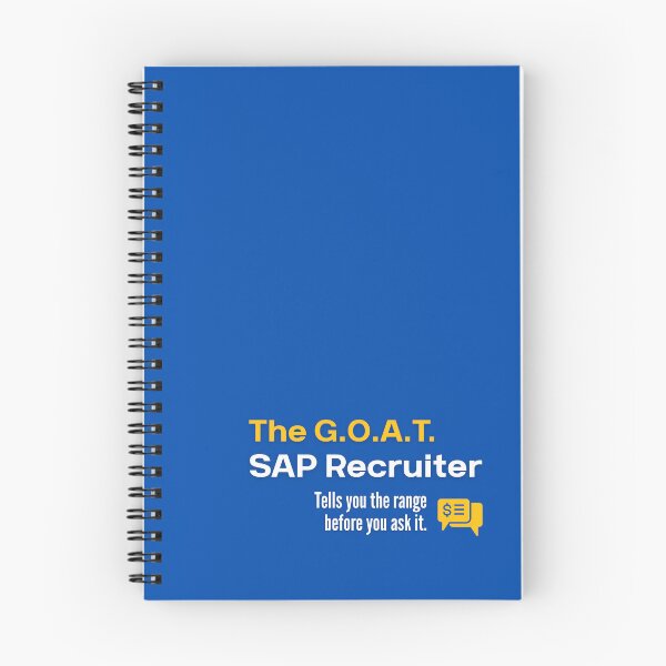 Item preview, The G.O.A.T. SAP Recruiter - Funny SAP Gift designed and sold by HypercareClub.