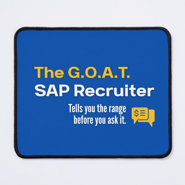 Item preview, The G.O.A.T. SAP Recruiter - Funny SAP Gift designed and sold by HypercareClub.
