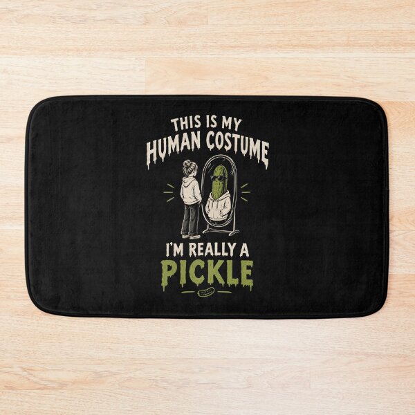 Item preview, This is My Human Costume I'm Really a Pickle - Funny Pickle Halloween Gift designed and sold by LovelyEvaDesign.