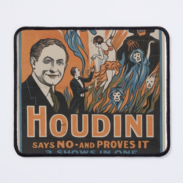 Item preview, Vintage Houdini Do Spirits Return Magic Poster 1909 designed and sold by Antique Science Press.
