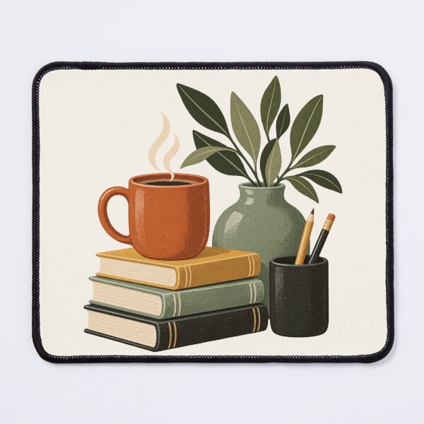 Item preview, Cozy Reading Corner Vintage Study Aesthetic designed and sold by Mostafa Studio.