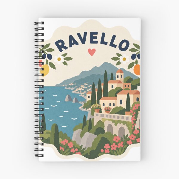 Item preview, Ravello Italy Travel Souvenir Modern Folk Art designed and sold by VisualArtsOasis.