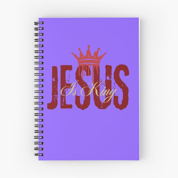 Item preview, Jesus Is King - Christian Inspirtional Quotes - Birthday Gift Ideas - White designed and sold by Doiemacreations.