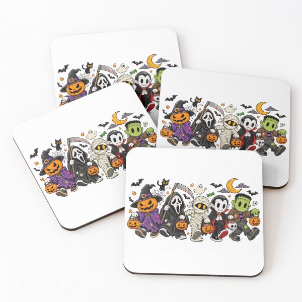 Item preview, Halloween Monster Friends Trick or Treat Squad Art designed and sold by DesignArtist.ia.