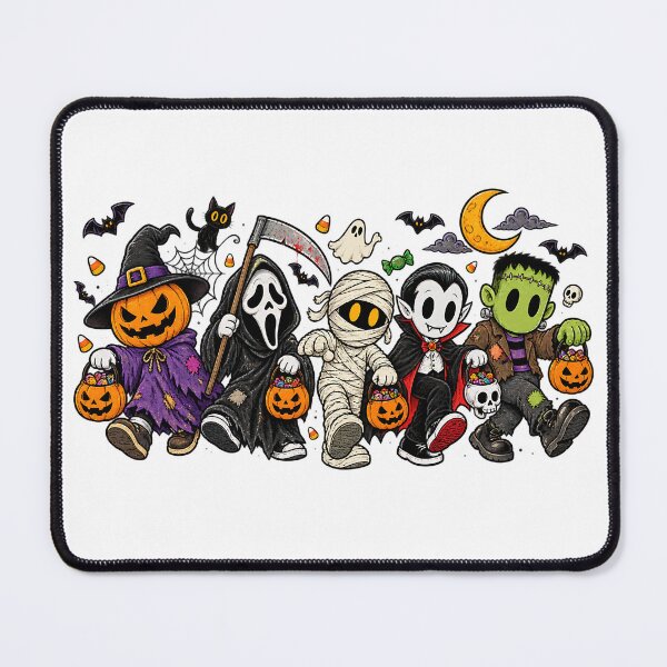 Item preview, Halloween Monster Friends Trick or Treat Squad Art designed and sold by DesignArtist.ia.