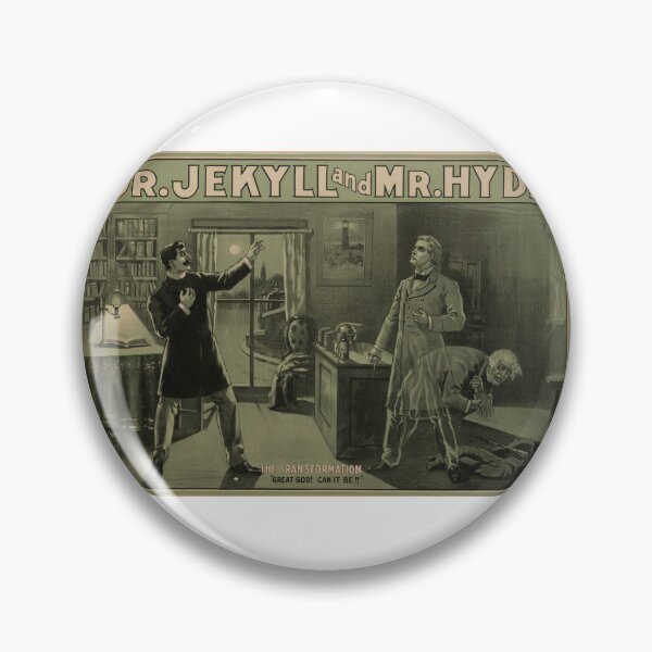 Item preview, Vintage Dr Jekyll and Mr Hyde The Transformation Poster designed and sold by Antique Science Press.