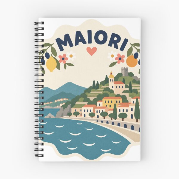 Item preview, Maiori Italy Travel Souvenir Modern Folk Art designed and sold by VisualArtsOasis.
