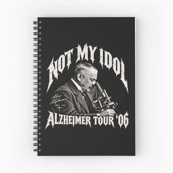 Item preview, Not My Idol – Alzheimer Tour '06 Vintage Grunge Science Graphic designed and sold by IrynaLineArt.